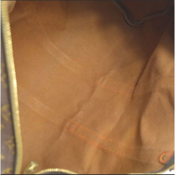 LOUIS VUITTON KEEPALL 60 TRAVEL HAND BAG PURSE MONOGRAM M41422 828SD 22866 - Picture 9 of 12